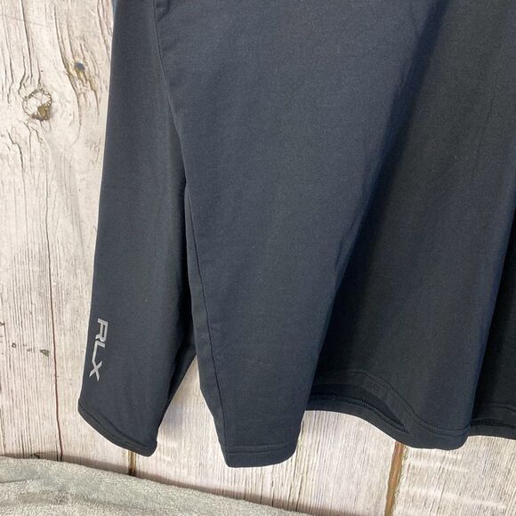Ralph Lauren RLX Performance Quarter-Zip Pullover Black NWT Size M  D - Picture 3 of 12